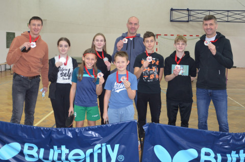 Pingpongowe zmagania szkół