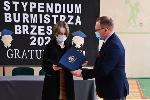 Stypendyści z ZS-P Brzesko