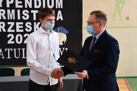 Stypendyści z ZS-P Brzesko