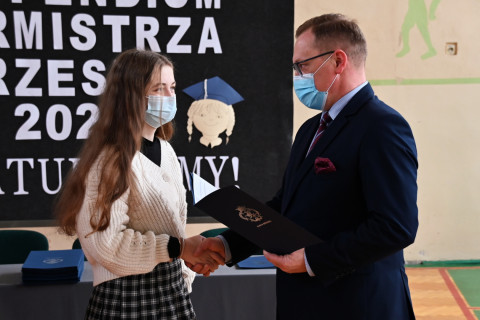 Stypendyści z ZS-P Brzesko