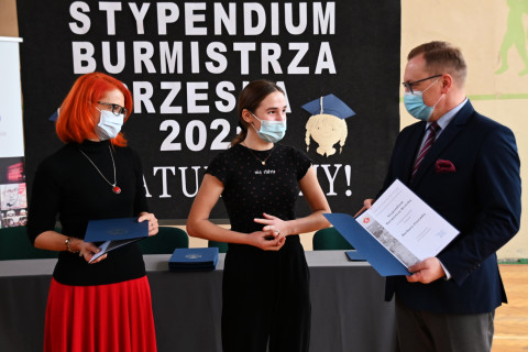 Stypendyści z ZS-P Brzesko