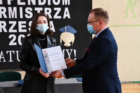 Stypendyści z ZS-P Brzesko