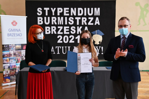 Stypendyści z ZS-P Brzesko
