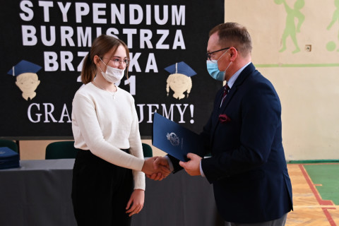 Stypendyści z ZS-P Brzesko