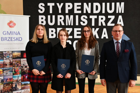 Stypendyści z ZS-P Brzesko