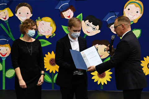 Wręczenie stypendiów w SP 3 Brzesko