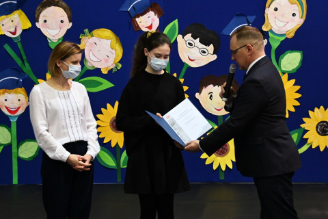 Wręczenie stypendiów w SP 3 Brzesko