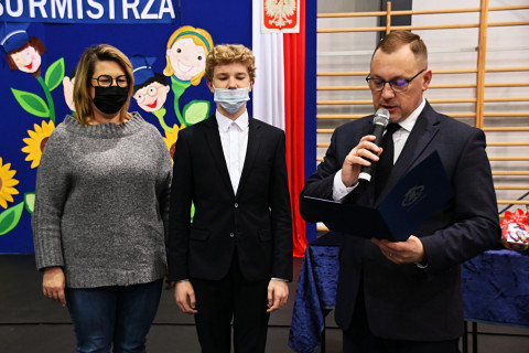 Wręczenie stypendiów w SP 3 Brzesko