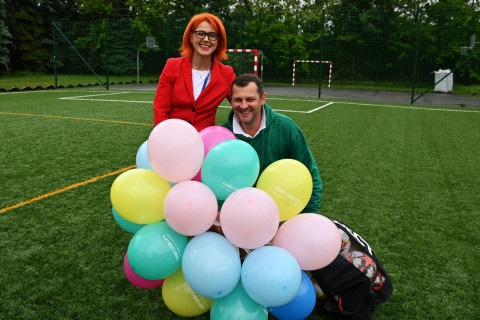 Uroczyste otwarcie boiska przy PSP 1 Brzesko