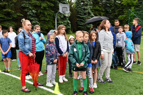 Uroczyste otwarcie boiska przy PSP 1 Brzesko