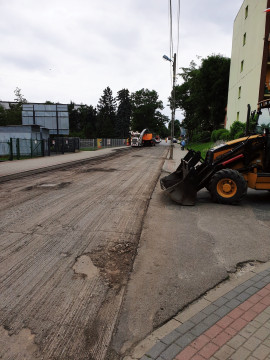Nowy asfalt na Ogrodowej