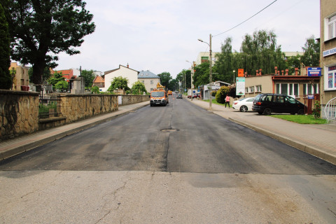 Nowy asfalt na Ogrodowej