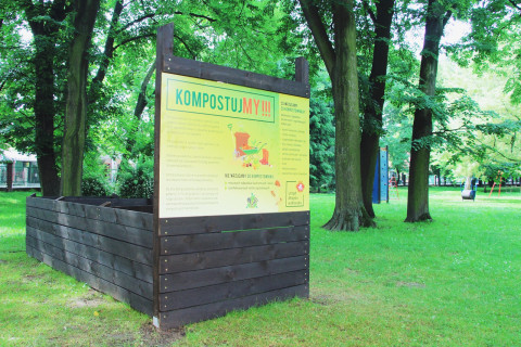 Kompostownik w Ogródku Jordanowskim