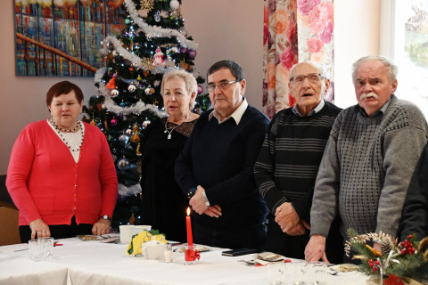 Opłatek w Domu Seniora
