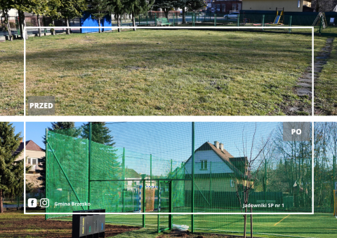 Kolejne boisko w Jadownikach