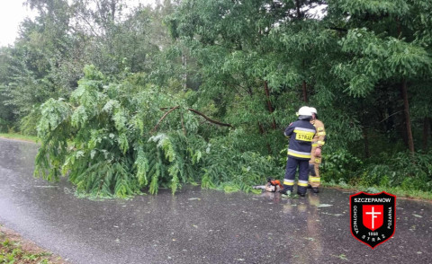 Pracowity weekend strażaków