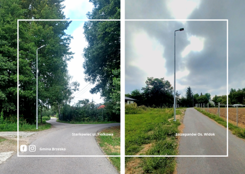 Coraz więcej latarni przy drogach