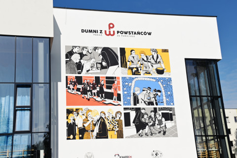 SP 3 Brzesko. Odsłonięcie muralu