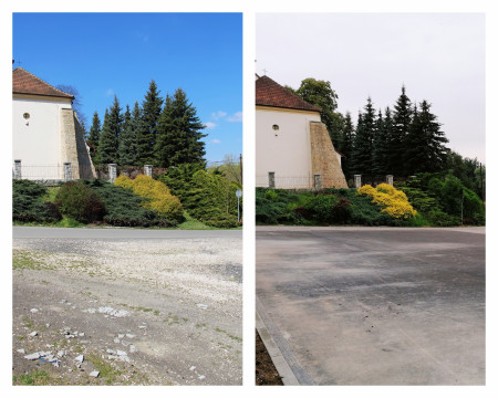 Nowy parking w Porębie Spytkowskiej
