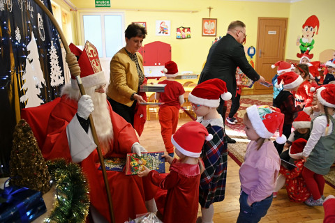 Święty Mikołaj w przedszkolach