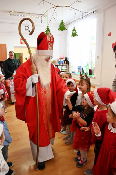Święty Mikołaj w przedszkolach