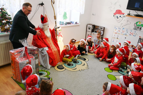 Święty Mikołaj w przedszkolach