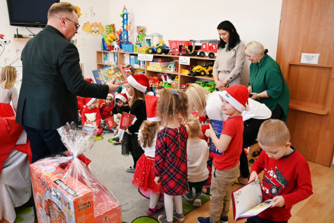 Święty Mikołaj w przedszkolach