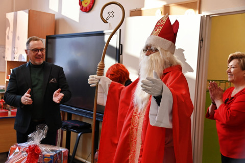 Święty Mikołaj w przedszkolach