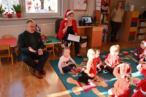 Święty Mikołaj w przedszkolach