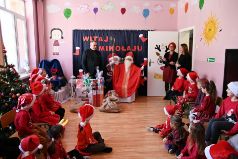 Święty Mikołaj w przedszkolach