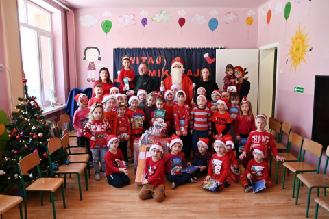 Święty Mikołaj w przedszkolach