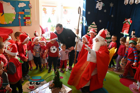 Święty Mikołaj w przedszkolach