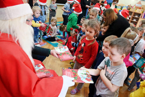 Święty Mikołaj w przedszkolach