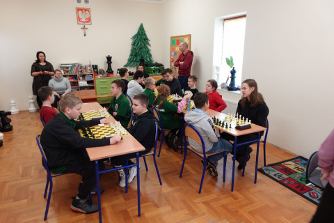 Szkoła w Okocimiu - Arena Zmagań Młodych Szachistów