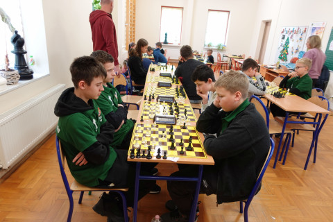 Szkoła w Okocimiu - Arena Zmagań Młodych Szachistów