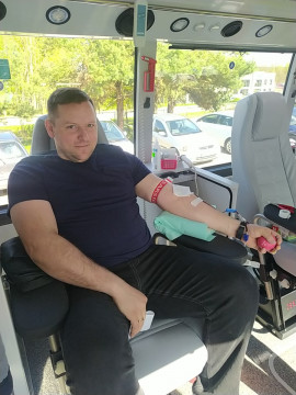 Oddając krew ratujesz życie – akcja krwiodawstwa w brzeskiej komendzie