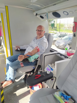 Oddając krew ratujesz życie – akcja krwiodawstwa w brzeskiej komendzie