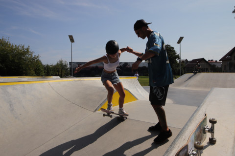 Letnie warsztaty na Skateparku
