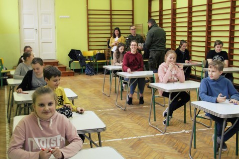 Międzyszkolny konkurs historyczny w PSP w Mokrzyskach