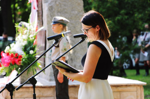 Wrześniowy hołd przed odnowionym pomnikiem