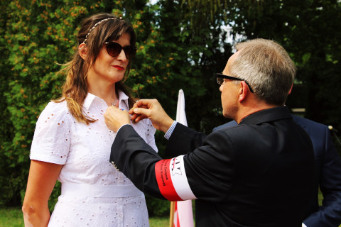 Wrześniowy hołd przed odnowionym pomnikiem