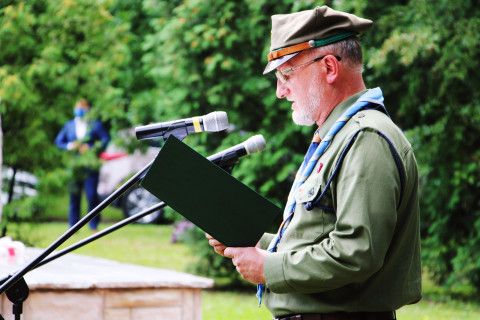 Wrześniowy hołd przed odnowionym pomnikiem