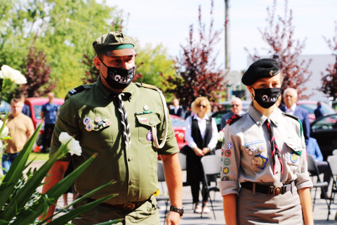 Wrześniowy hołd przed odnowionym pomnikiem