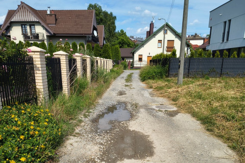 Ulica Miła przed remontem