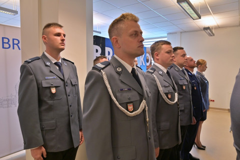 Brzescy policjanci świętują