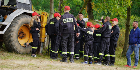 Młodzi strażacy w akcji