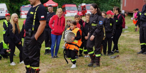 Młodzi strażacy w akcji
