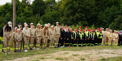 Młodzi strażacy w akcji