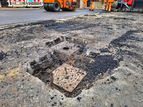 Miła i Osiedlowa – prace w toku