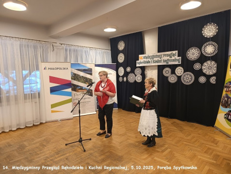 14. Międzygminny Przegląd Rękodzieła i Kuchni Regionalnej w Porębie Spytkowskiej